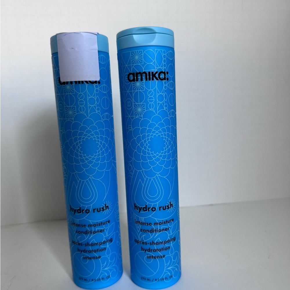 Amika Hydro Rush Shampoo & Conditioner Set Full Size 9.2 oz NEW
